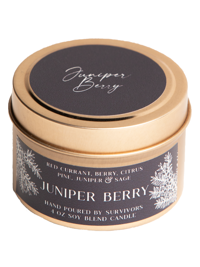 Juniper Berry Tin Candle Freedom Studios