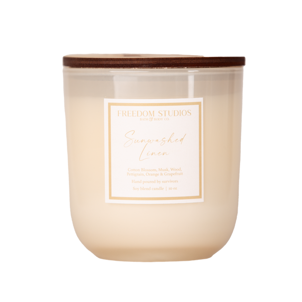 Sunwashed Linen 10 oz Candle