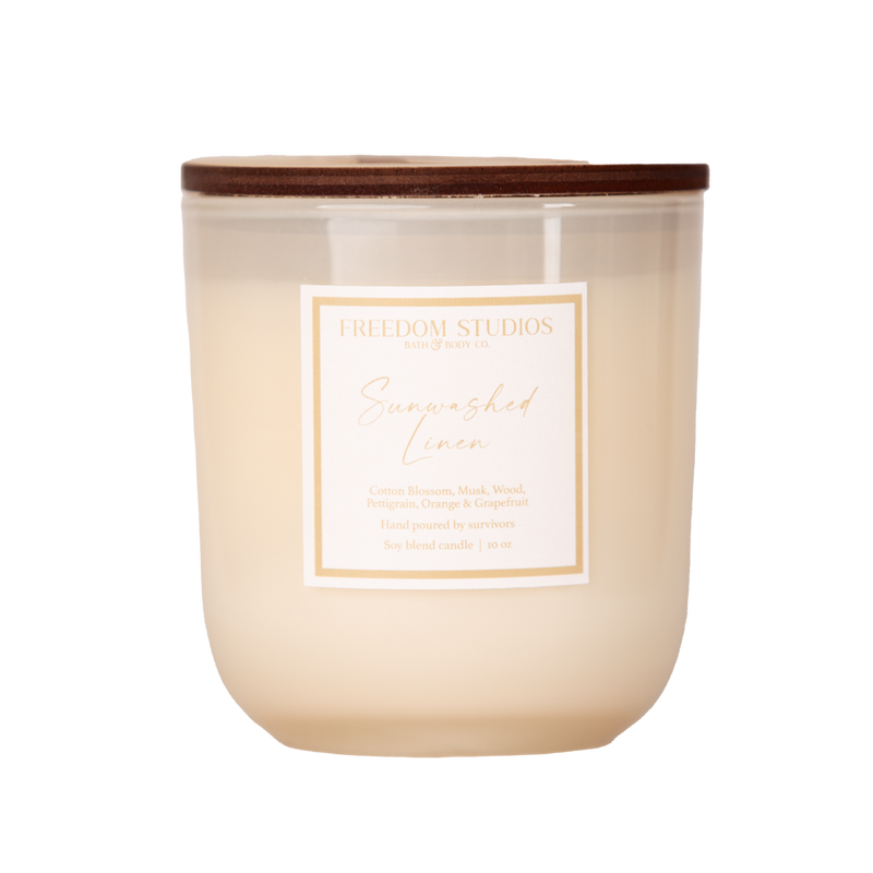Sunwashed Linen 10 oz Candle
