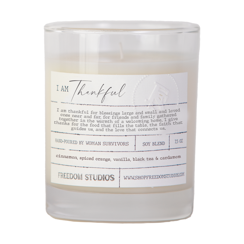 I AM Thankful 7.5 oz Candle