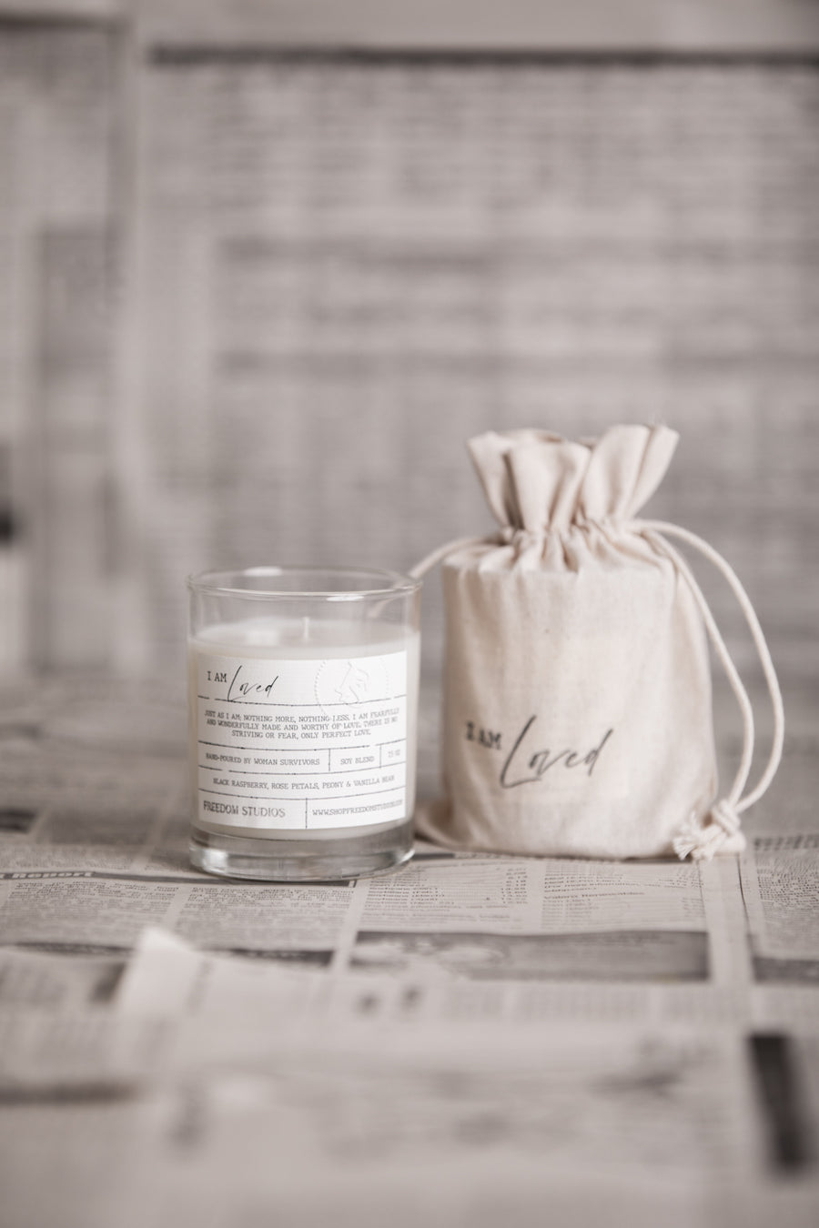 I AM Loved 7.5 oz Candle – Freedom Studios