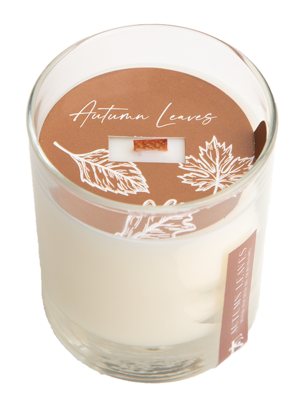 Autumn Leaves 7.5 oz Wooden Wick Candle