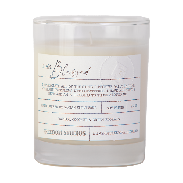 I AM Blessed 7.5 oz Candle