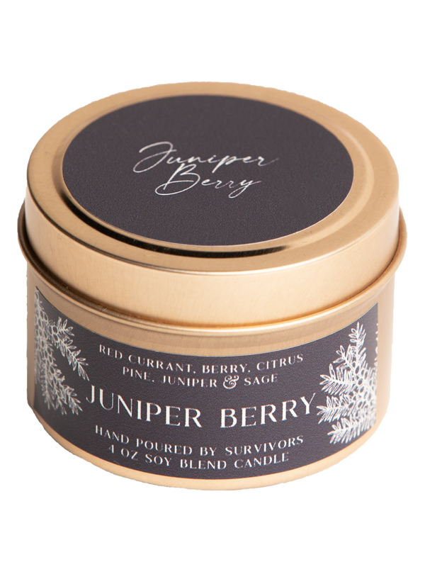 Juniper Berry Tin Candle