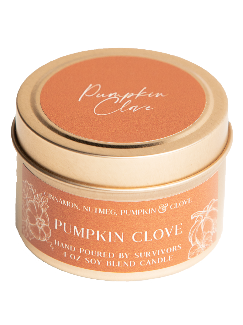 Pumpkin Clove Tin Candle