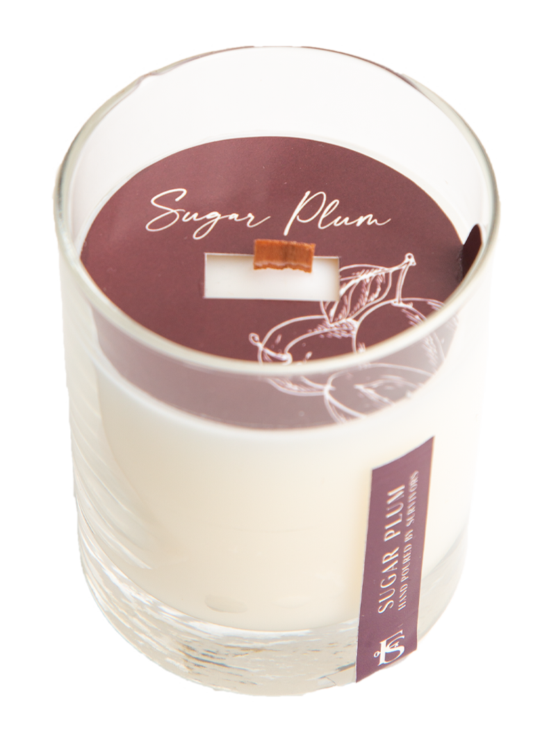 Sugar Plum Wooden Wick Candle